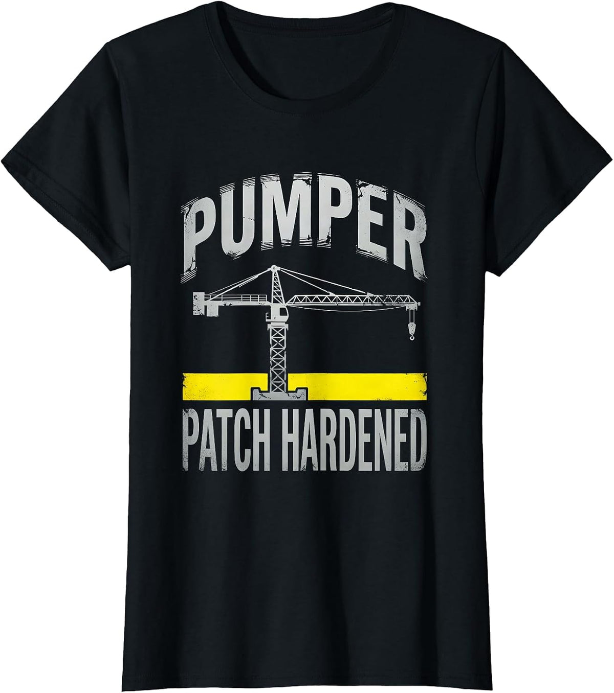 Pumper Patch Hardened Oilfield Worker Rugged Occupational T-Shirt - Black