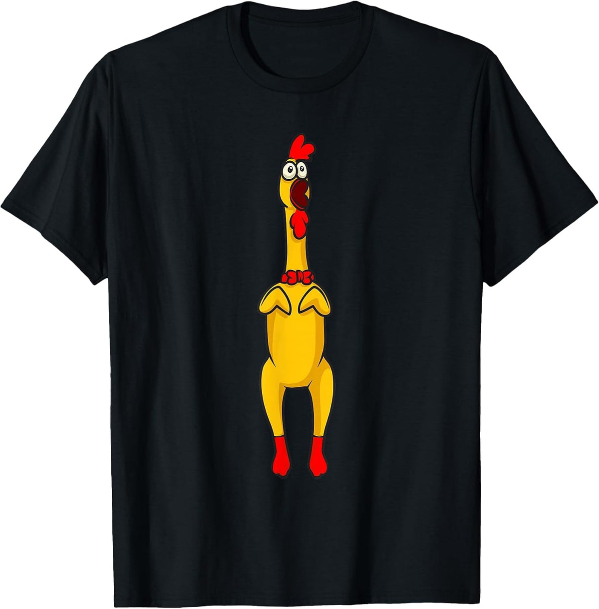 Rubber Chicken Costume Toy Rubber Chicken T-Shirt - Black