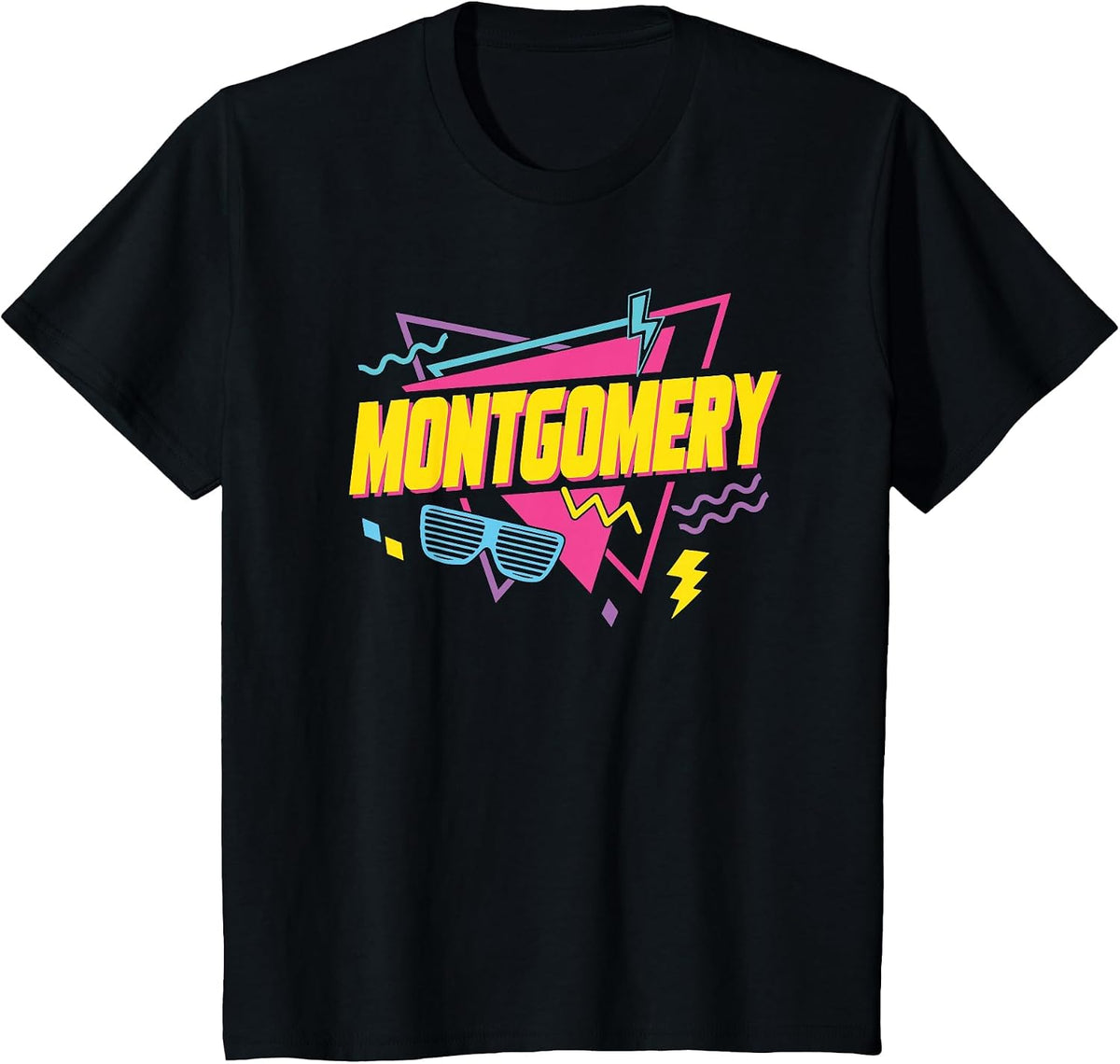 80s Montgomery T-Shirt - Black