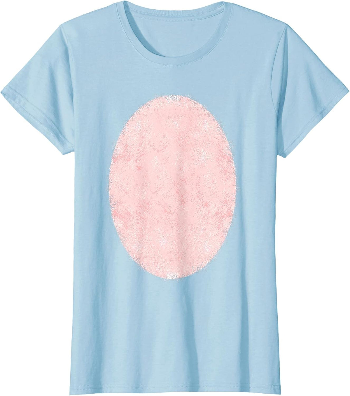 Halloween Pop Belly Pink Pig Costume T-Shirt - Baby Blue