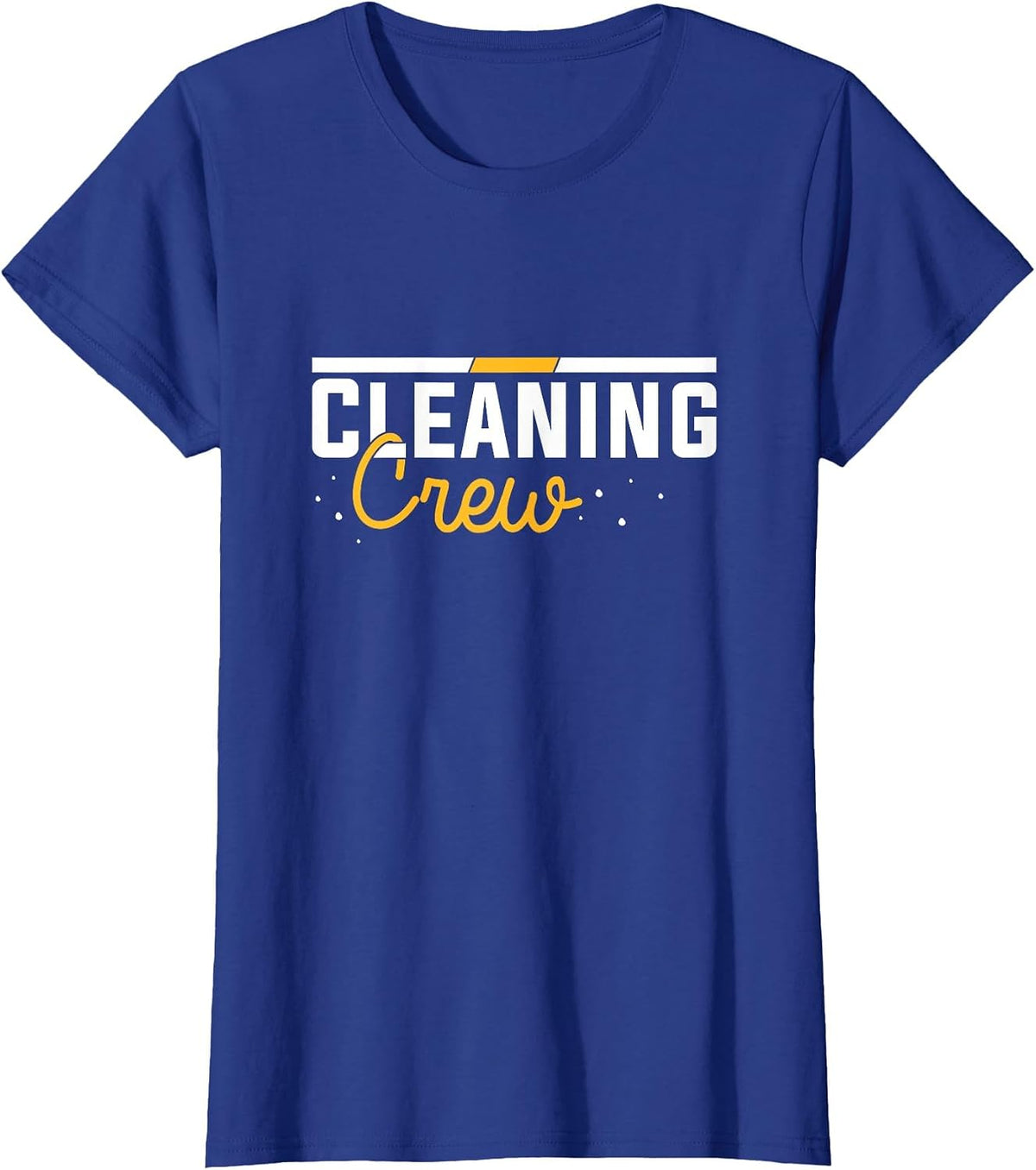 Cleaning Crew, Janitor T-Shirt - Royal Blue