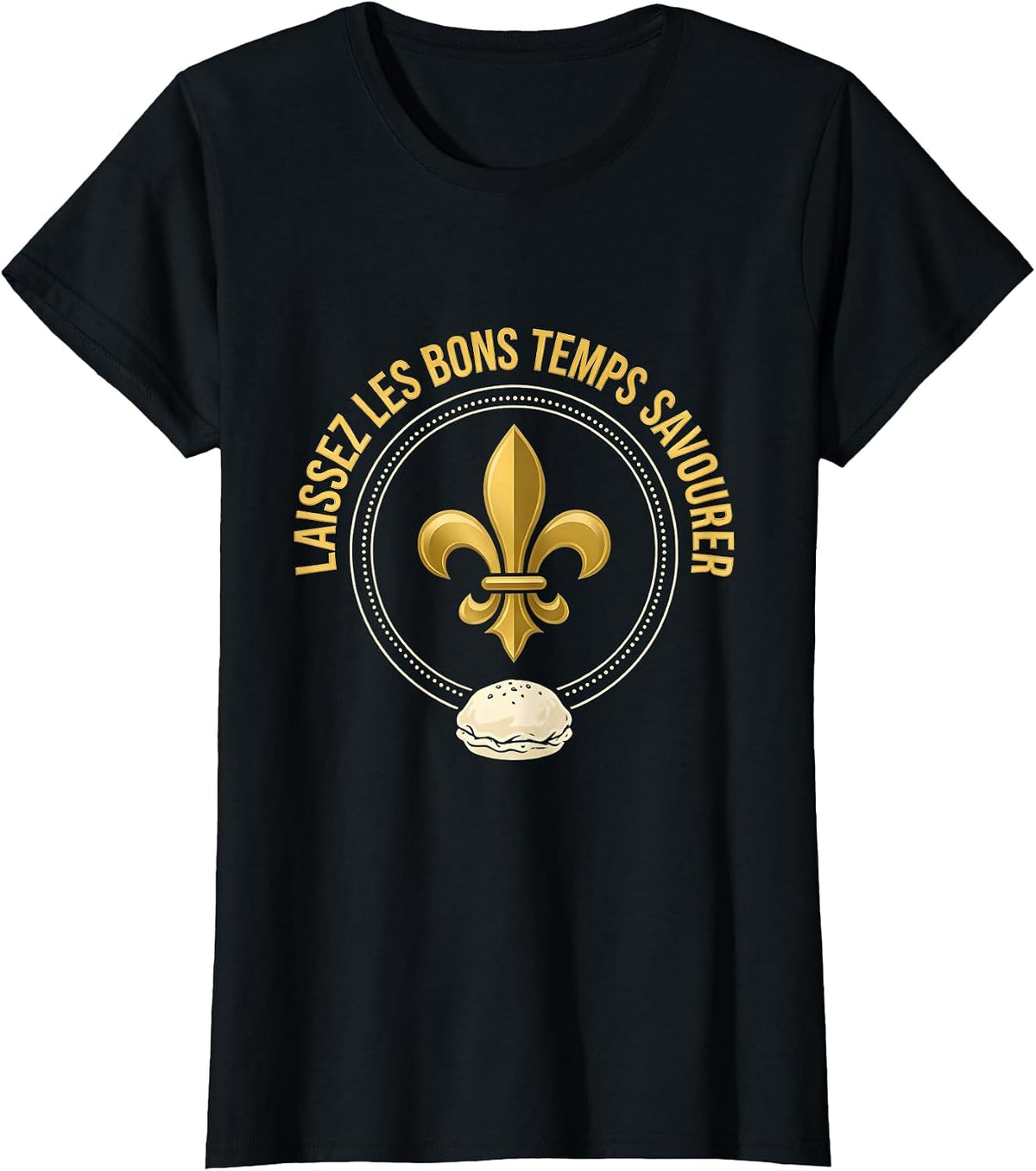 Laissez Les Bons Temps Savourer New Orleans Mardi Gras T-Shirt - Black