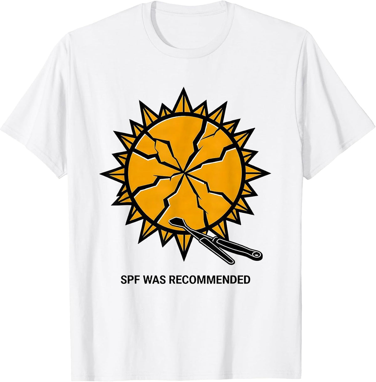 Men's SPF Was Recommended Swiss International Esthetician Skincare T-Shirt - White