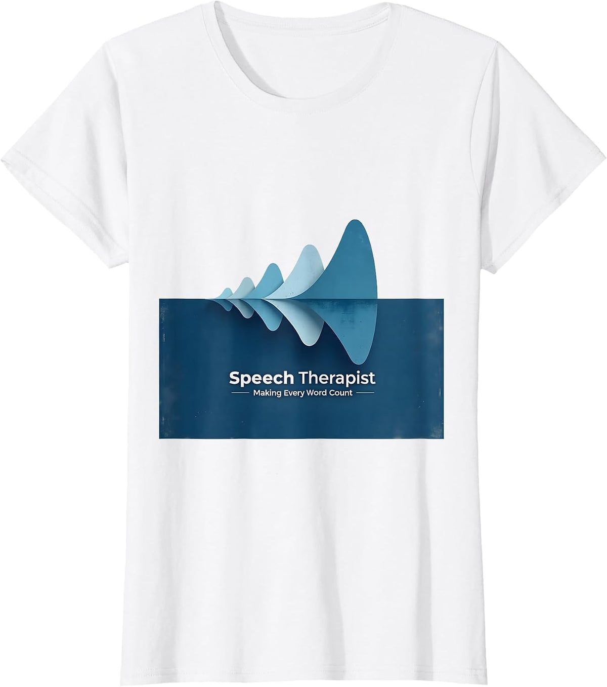 SLP Making Every Word Count Speech Therapist T-Shirt - White