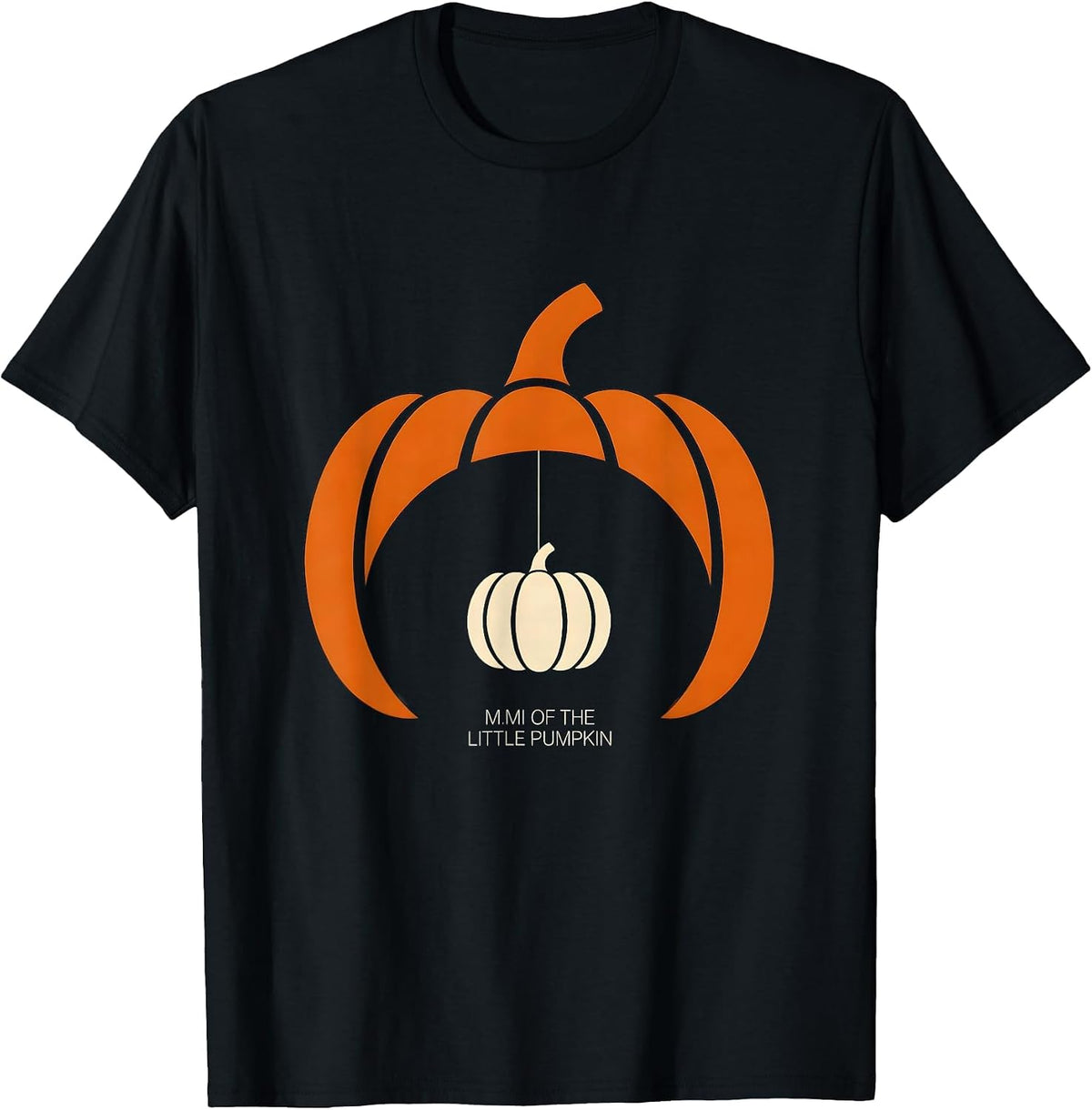 Men's Mimi Of The Little Pumpkin Family Matching First Birthday T-Shirt - Black
