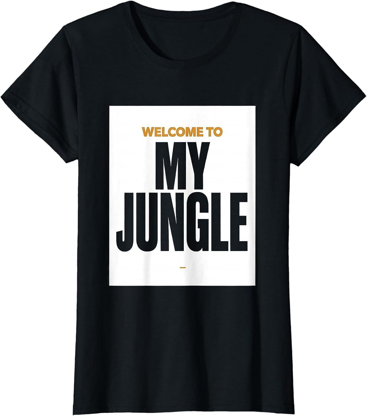 Welcome To My Jungle Teacher Safari Animal Print Back T-Shirt - Black