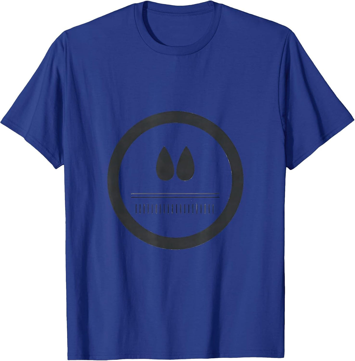 Deer Track Badge Minimalist Hunting Humor Gift T-Shirt - Royal Blue