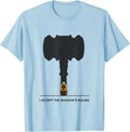Men's I Accept The Shadow's Ruling Funny Groundhog Day Vintage T-Shirt - Baby Blue
