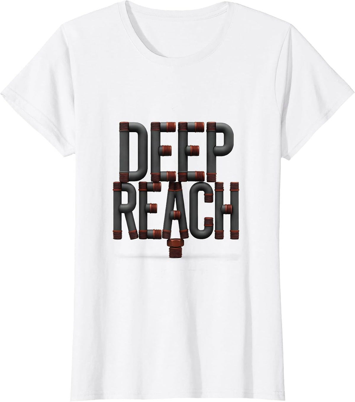 Deep Reach Oilfield Worker Rugged Occupational Pride Gift T-Shirt - White