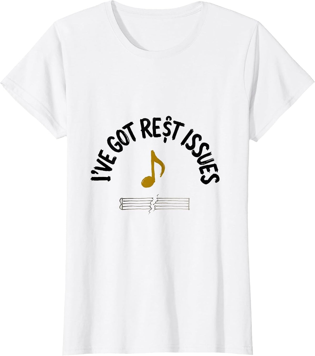 Women's I've Got Rest Issues Funny Sarcastic Teacher Back To School T-Shirt - White