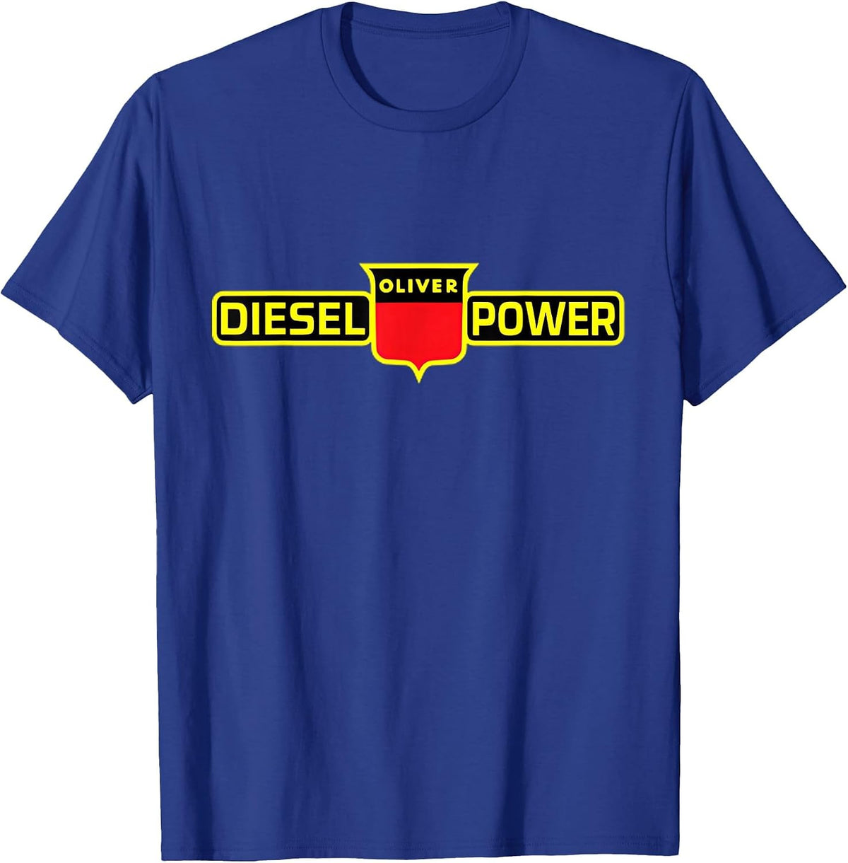 Oliver Tractor Diesel Power Tractor Vintage T-Shirt - Royal Blue