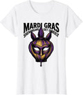 Women's Mardi Gras Shenanigans Get Unruly Tattoo Carnival Costume T-Shirt - White