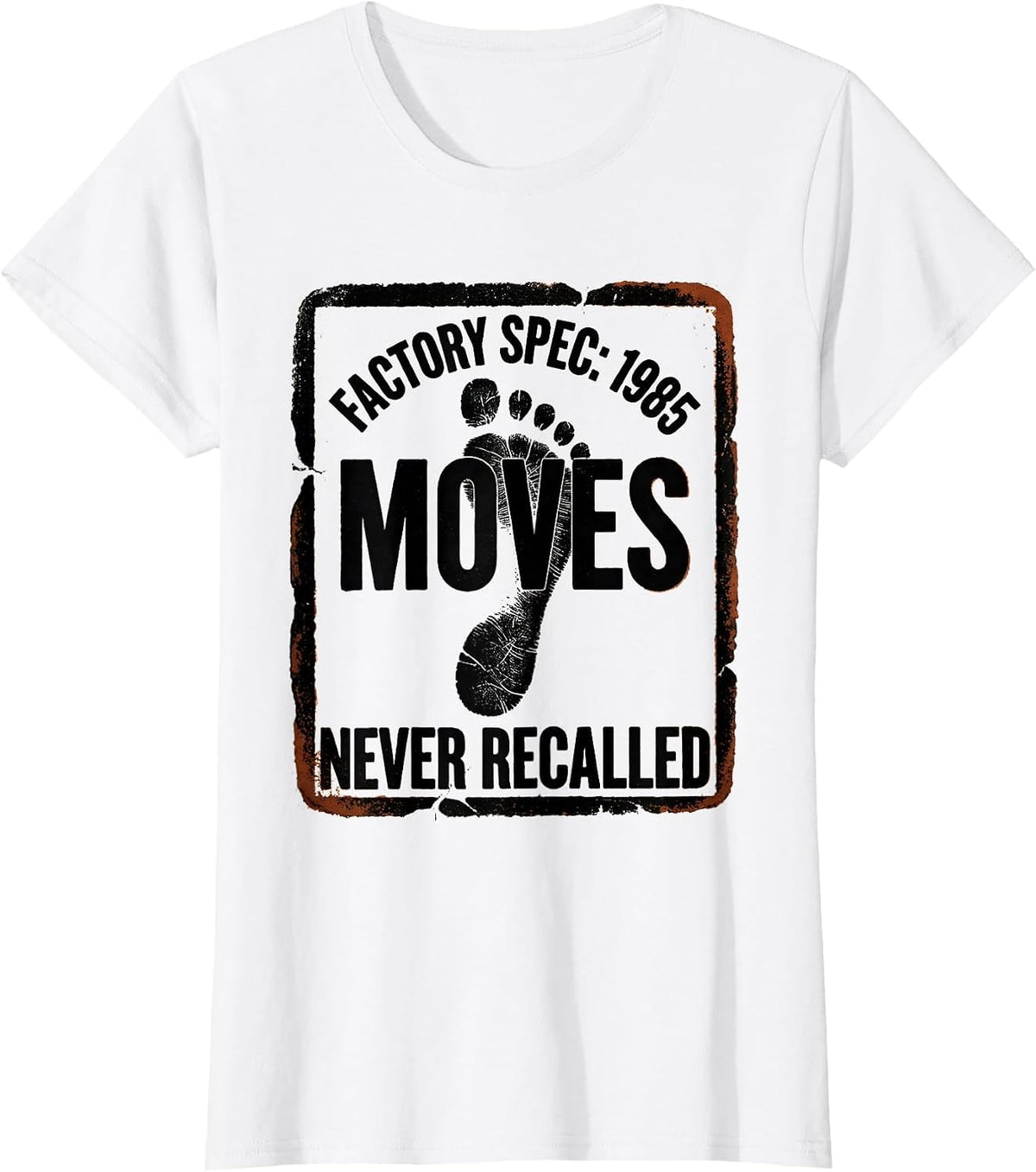 Factory Spec: 1985 Moves, Never Recalled Retro T-Shirt - White