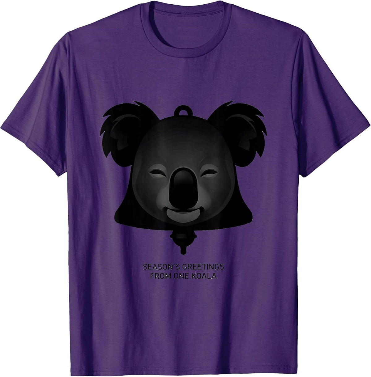 Men's Season's Greetings From One Koala Funny Koala Lover T-Shirt - Purple
