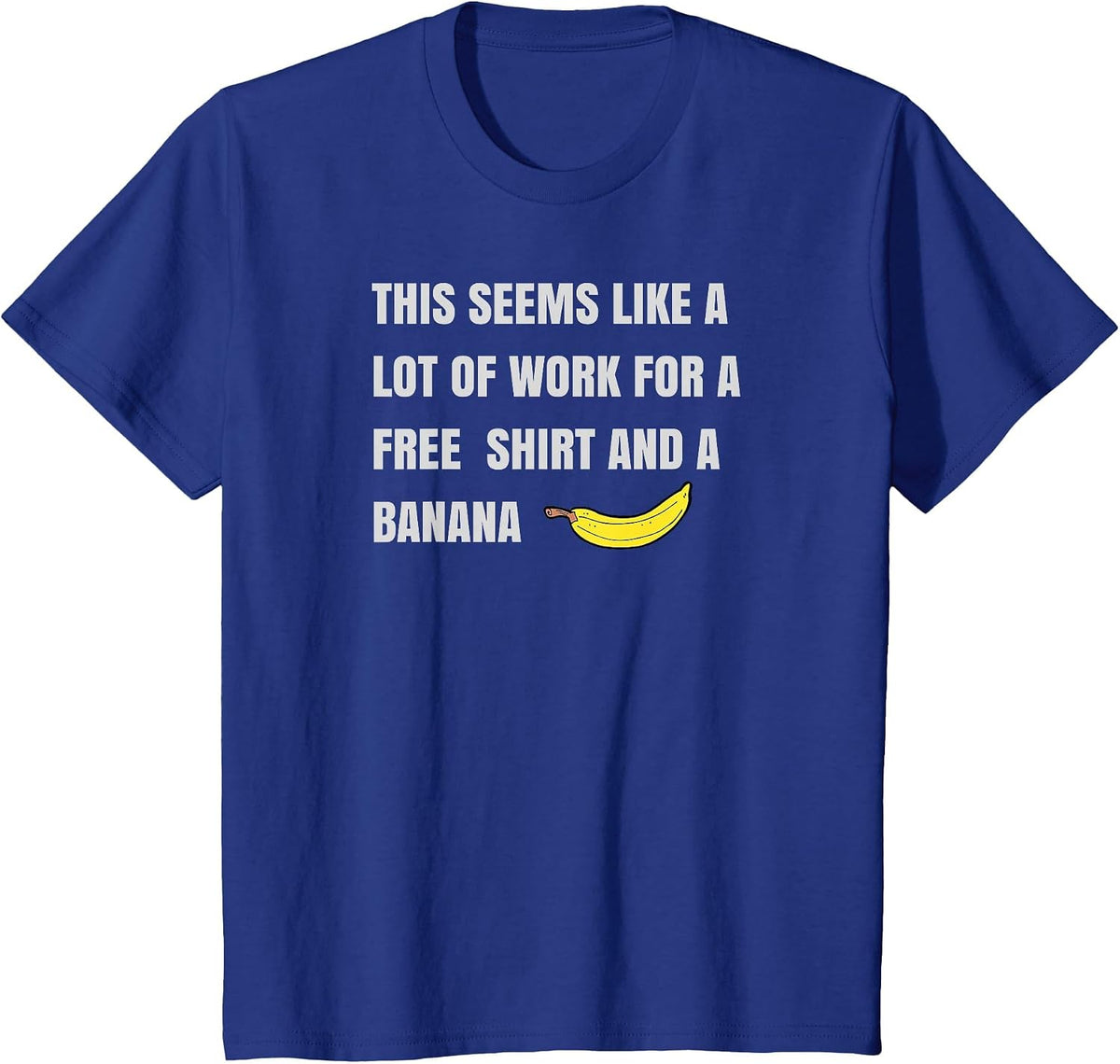 Funny Running Race Shirt for Runners and Half Marathon T-Shirt - Royal Blue