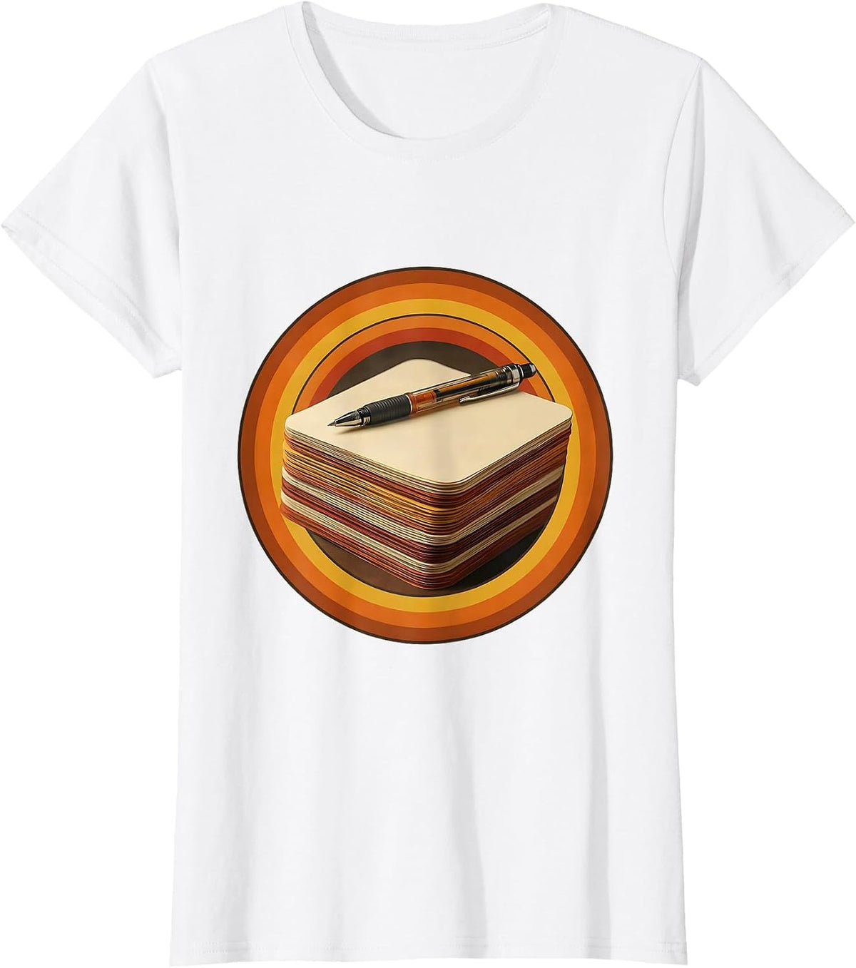 Women's 2nd Grade Teacher Graded Papers Illustration T-Shirt - White