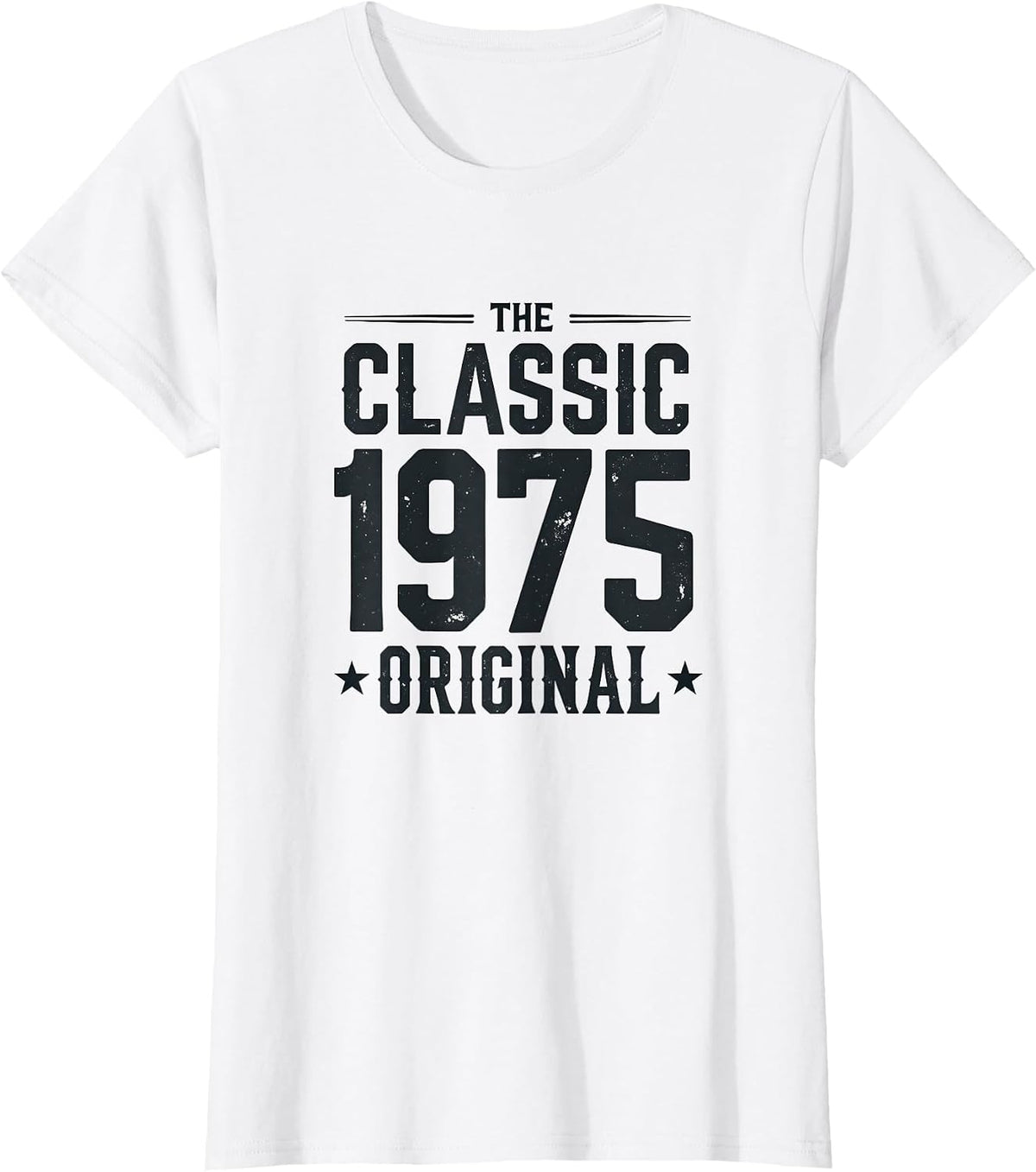 Classic 1975 Original Vintage Men Design T-Shirt - White