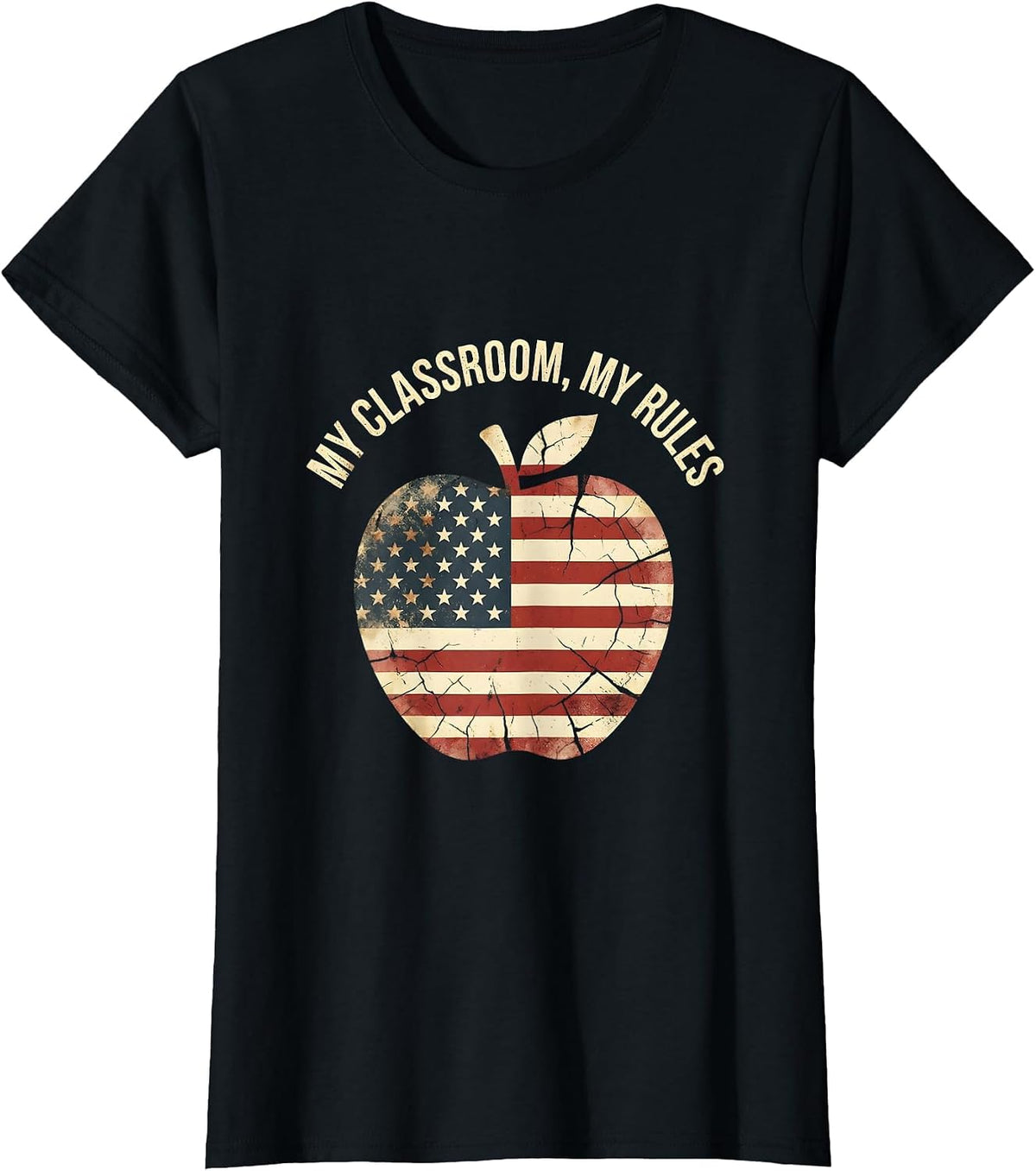 My Classroom My Rules Middle School Teacher T-Shirt - Black