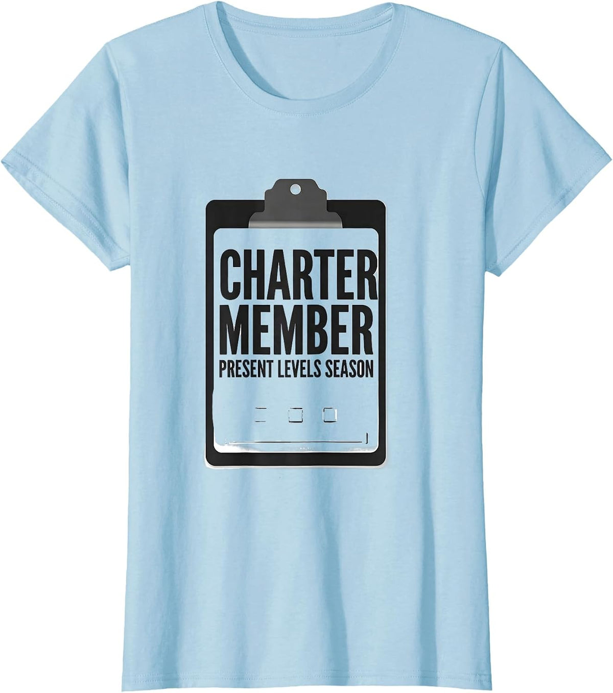 Charter Member Present Levels Season Special Education T-Shirt - Baby Blue