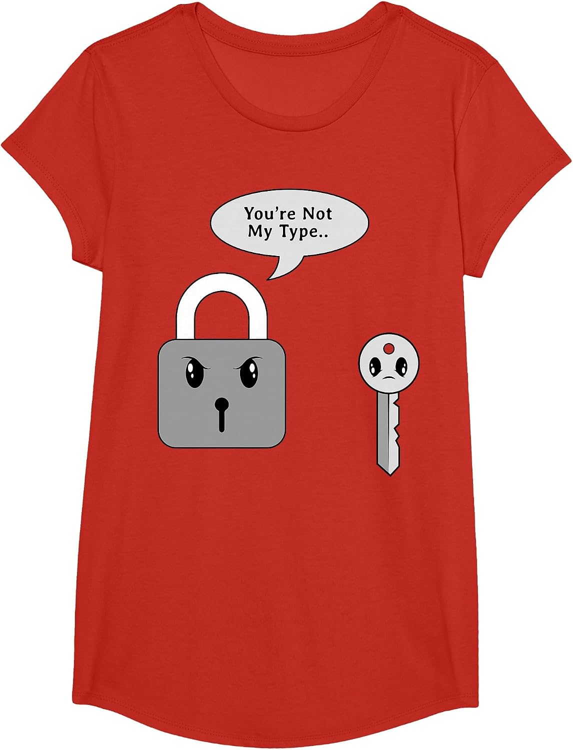 Locksmith Technician, Locksmith, Key Maker, Keysmith T-Shirt - Girls Red