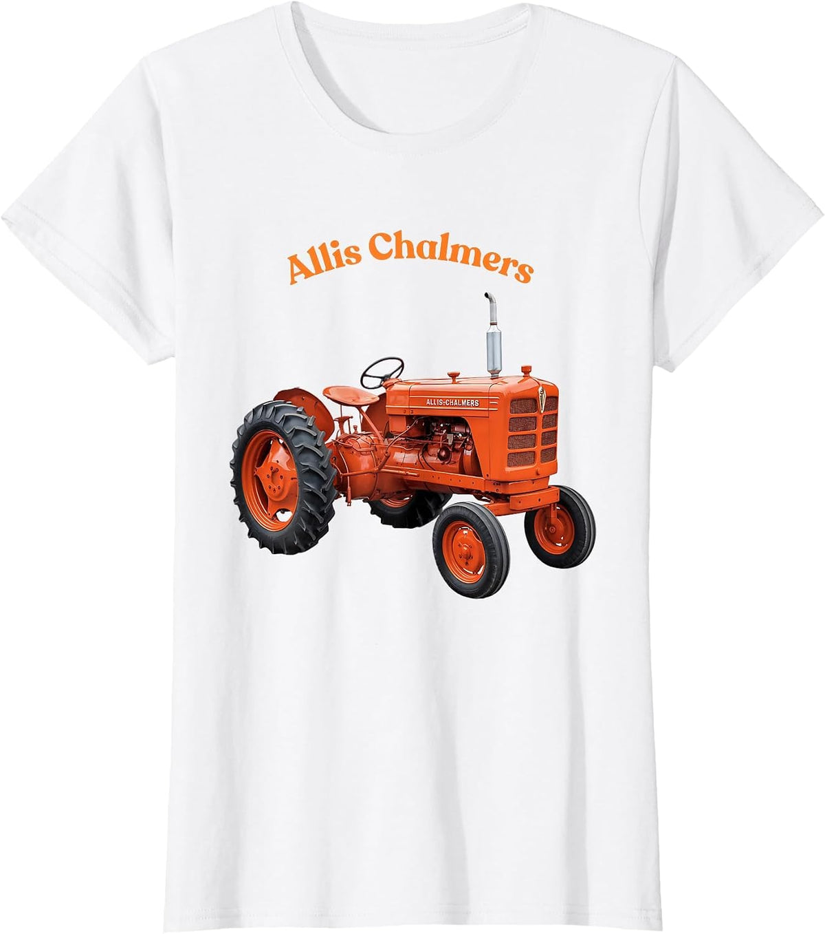 Vintage Alls Chalmers Tractor Retro Farming T-Shirt - White