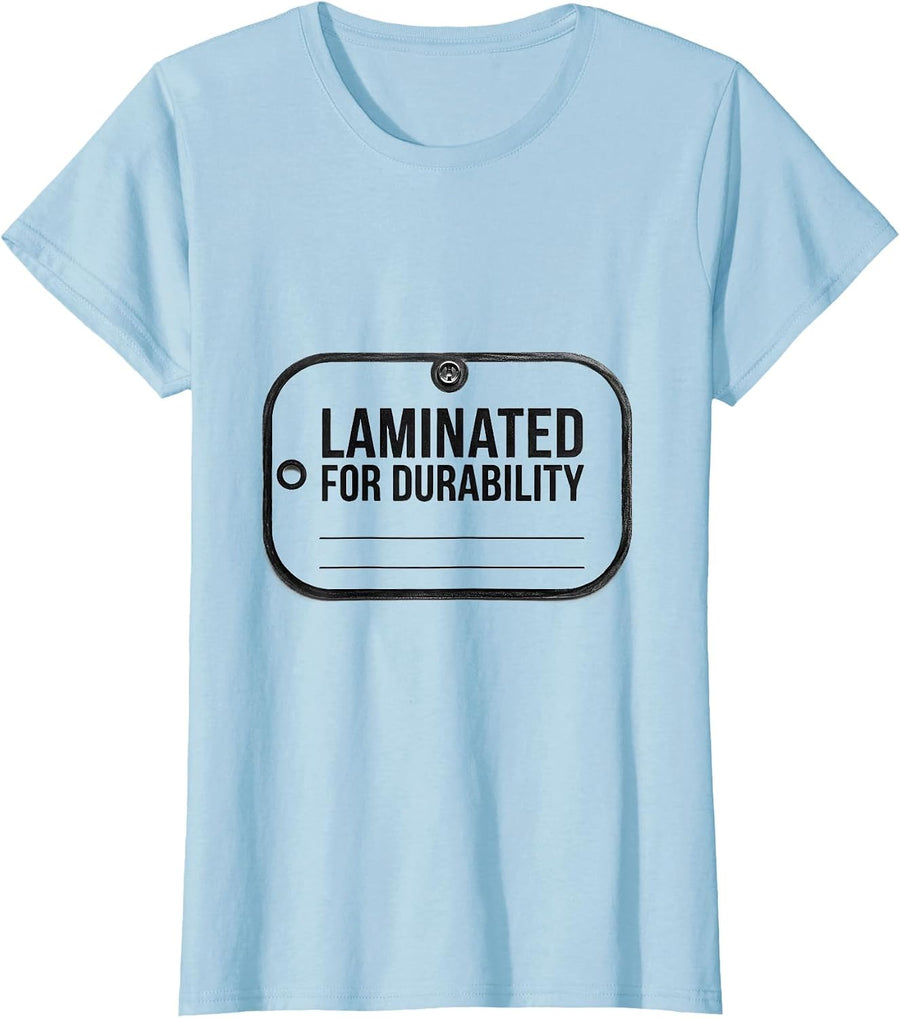Women's Laminated For Durability Minimalist Special Education T-Shirt - Baby Blue