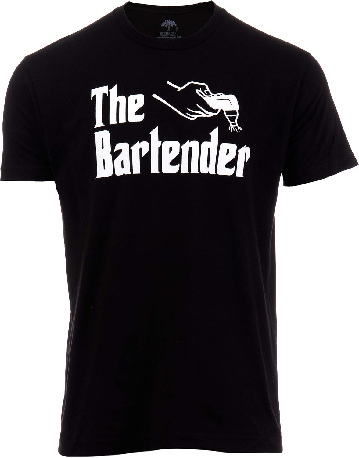 The Job | Funny Saying Occupation Trades Worker Humor Phrase Joke T-Shirt for Men Women - Bartender Black
