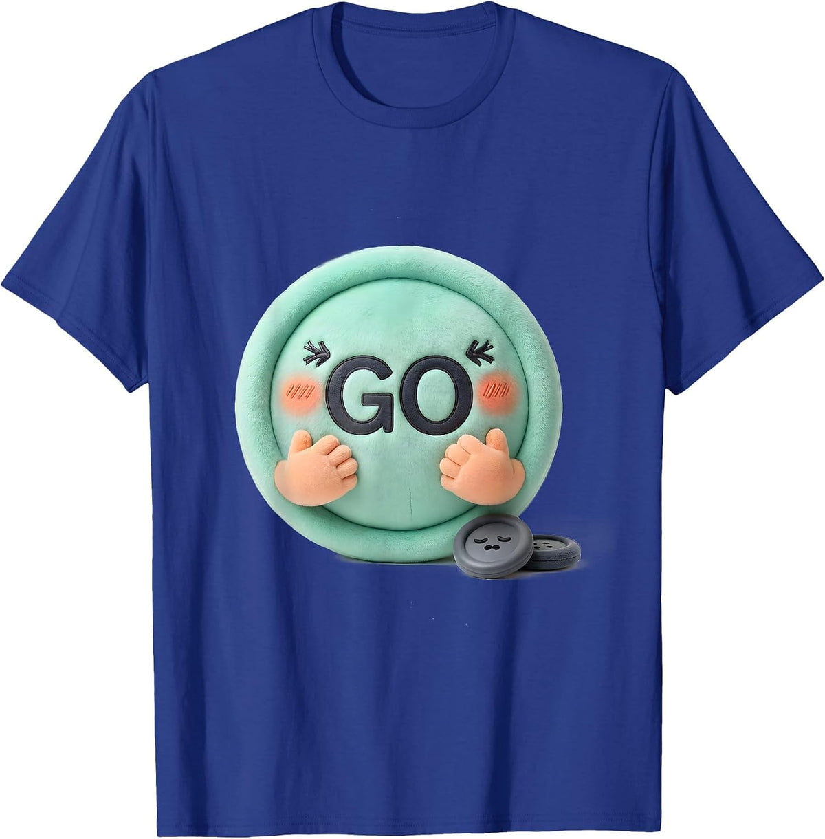 Men's Go Cute Kawaii AAC Speech Therapy SLP Teacher Support T-Shirt - Royal Blue