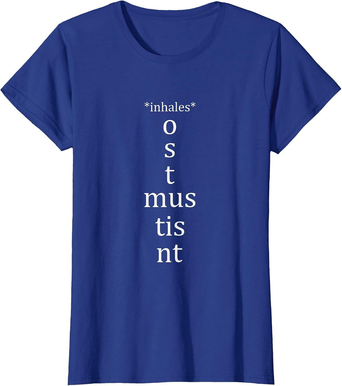 Present Active Conjugation - Latin Teacher Latin Language T-Shirt - Royal Blue
