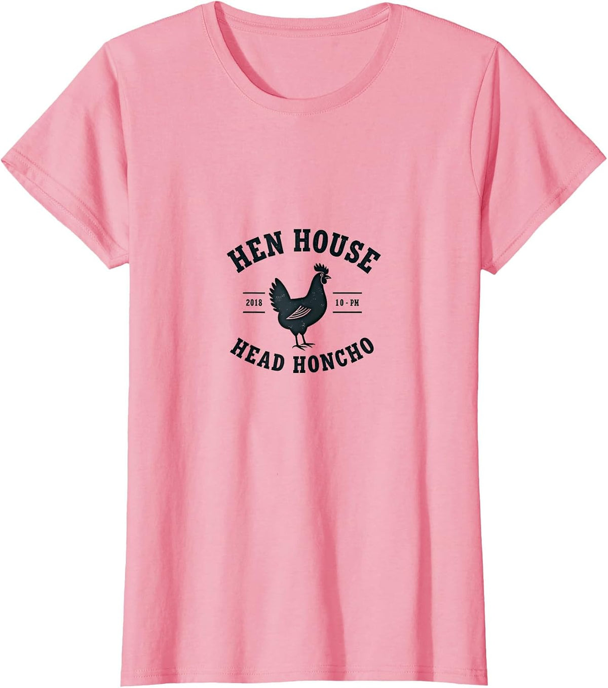 Mademark Chickens & Roosters T-Shirt - Pink-hen House Head Honcho