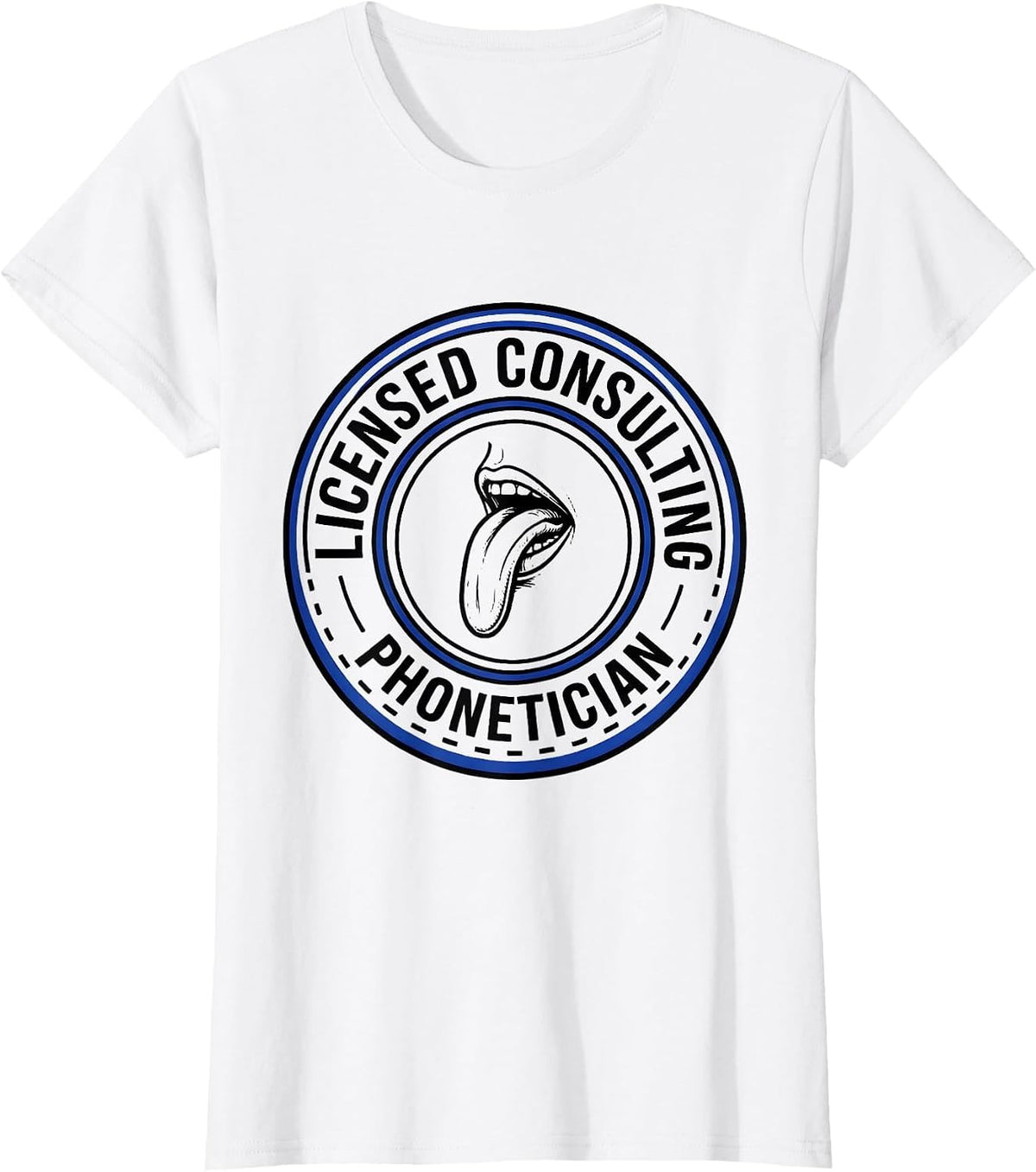 Licensed Consulting Phonetician Swiss International SLP Back T-Shirt - White