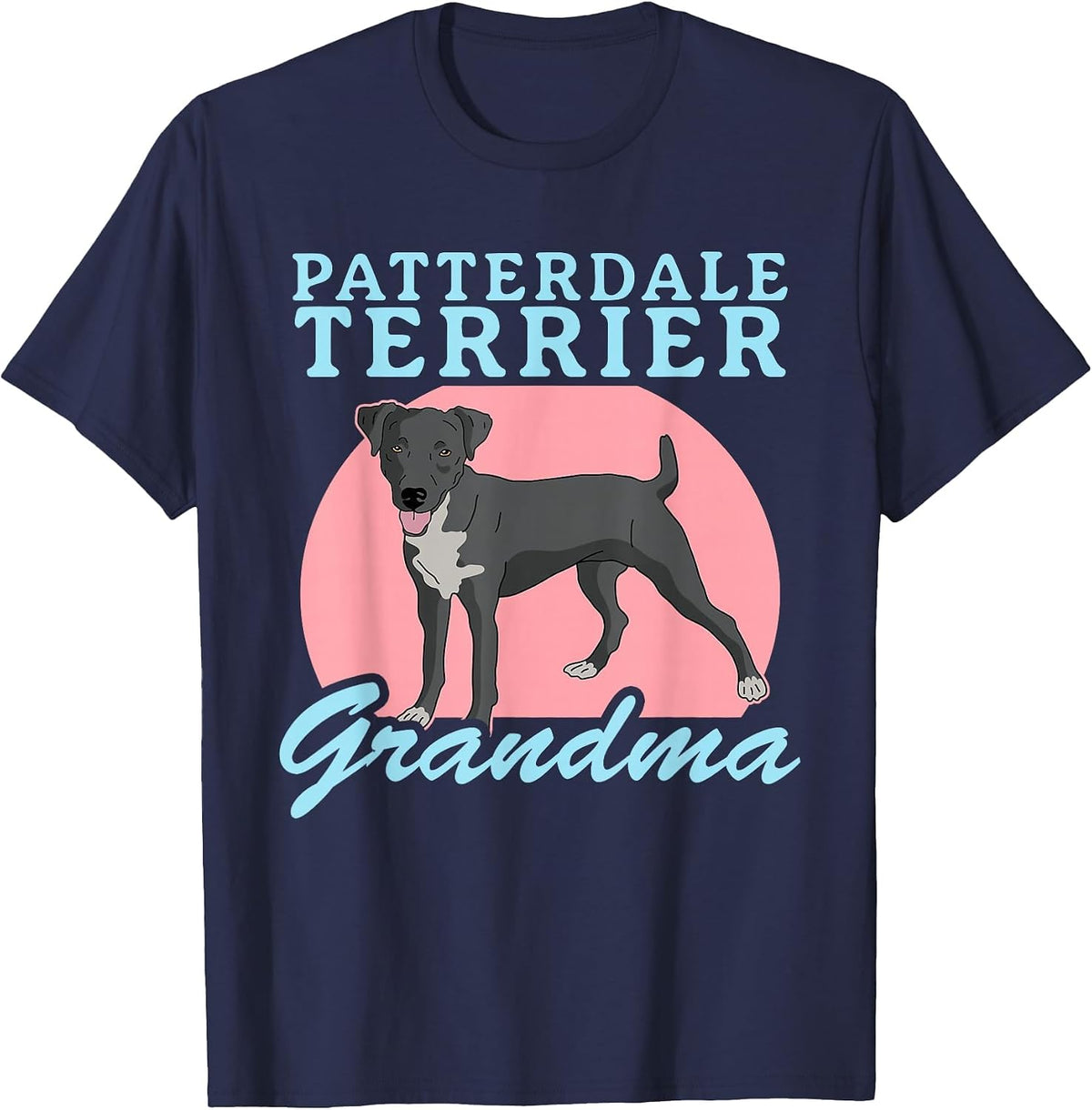 Patterdale Terrier Grandma Dog Owner Patterdale Terrier T-Shirt - Navy Blue