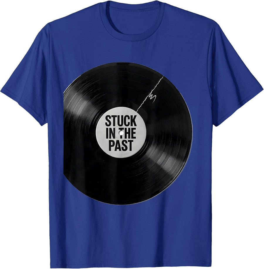 Stuck In The Past Funny History Teacher Founding Fathers T-Shirt - Royal Blue