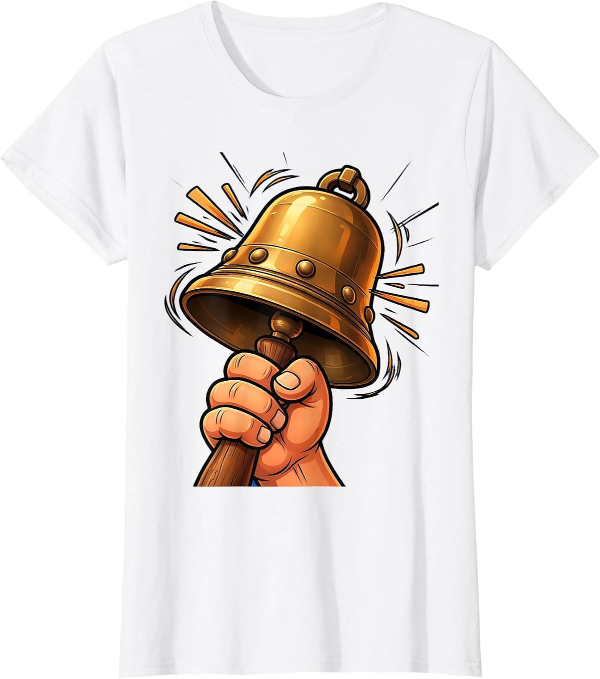 Middle School Teacher Vintage School Bell Graphic T-Shirt - White