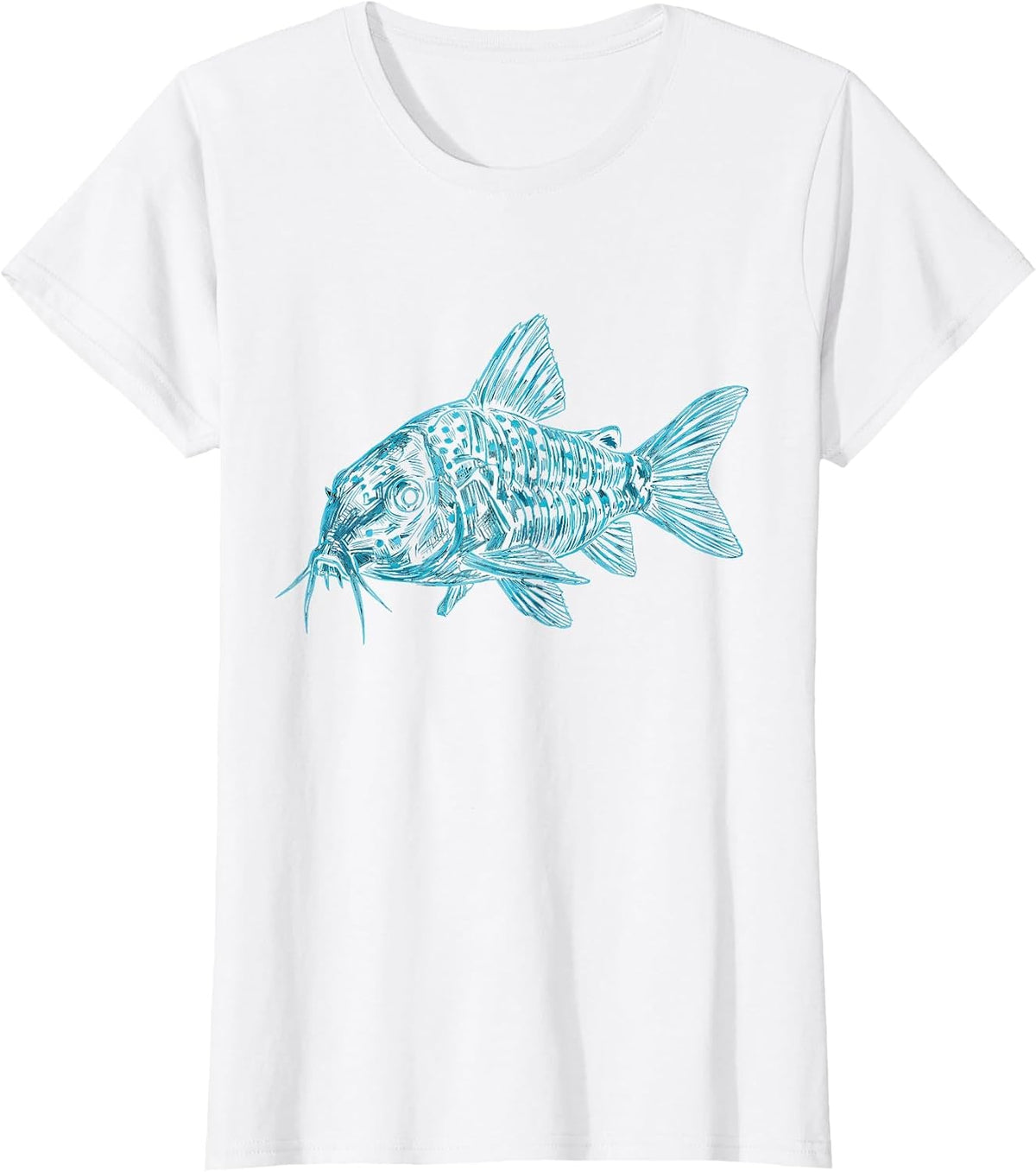 Cory Catfish Corydoras Freshwater Aquarium T-Shirt - White