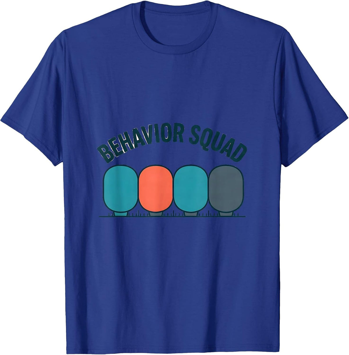 Behavior Squad Funny ABA Behavior Analyst Therapist RBT T-Shirt - Royal Blue
