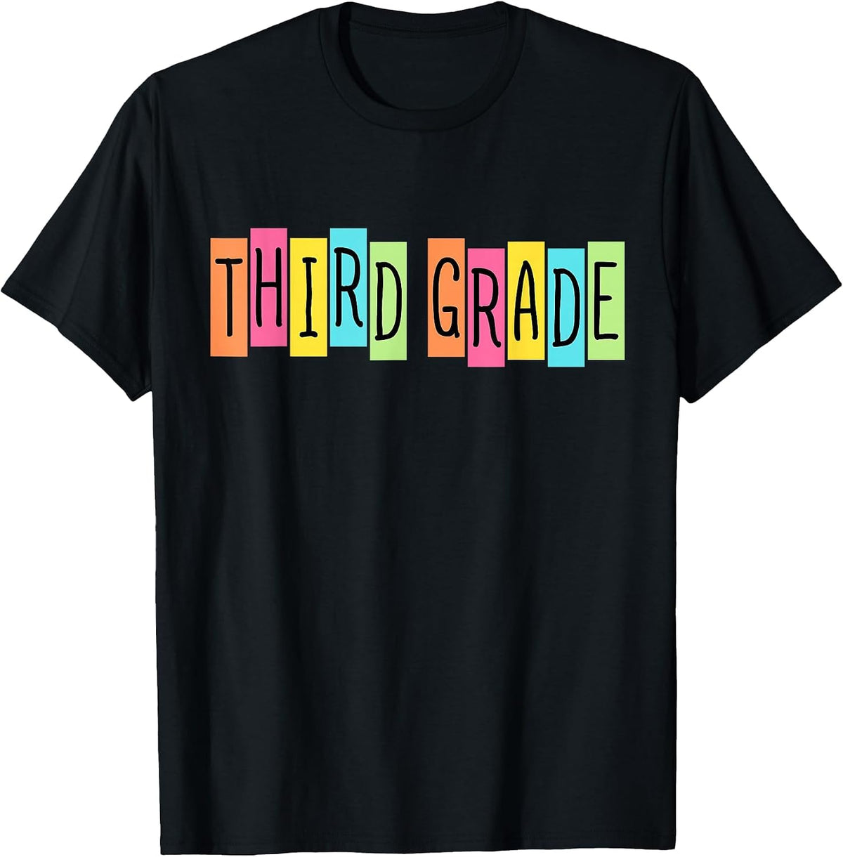 3rd Grade Back to School First Day of Third Grade Teacher T-Shirt - Black