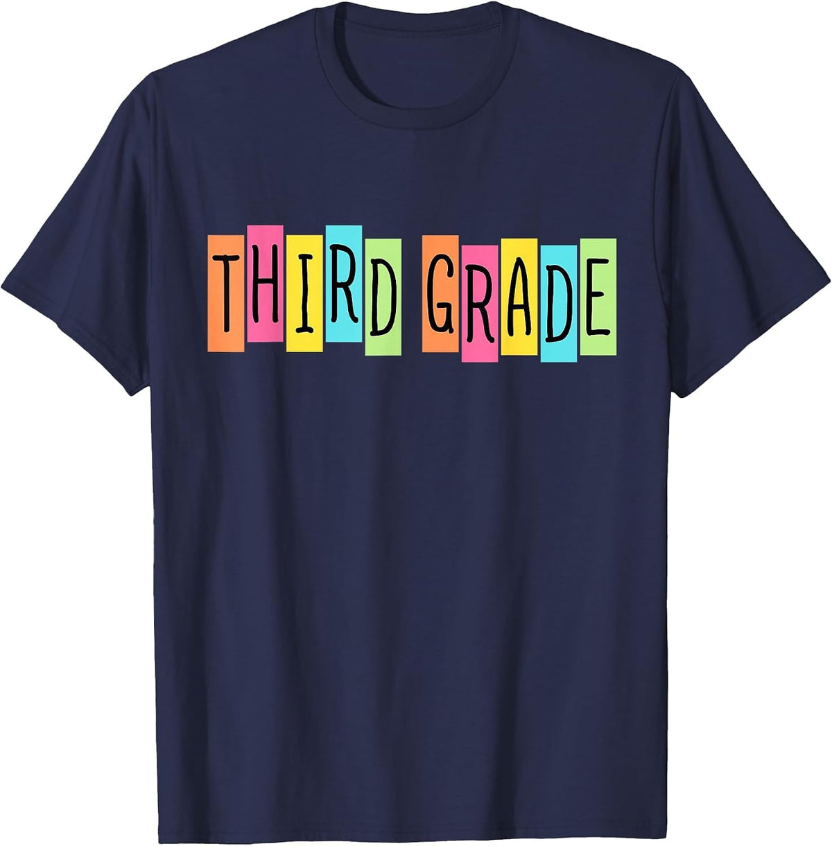 3rd Grade Back to School First Day of Third Grade Teacher T-Shirt - Navy Blue