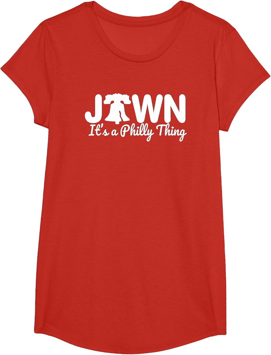 JAWN It's A Philly Thing Philadelphia Fan Liberty Bell 215 T-Shirt - Girls Red