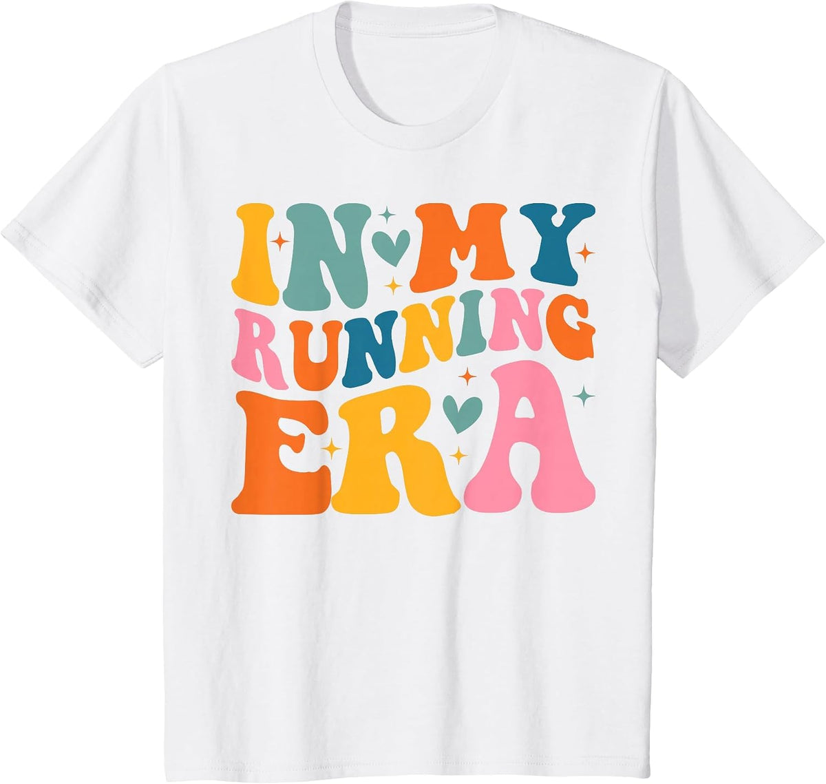 Groovy in My Running Era Runner T-Shirt - White
