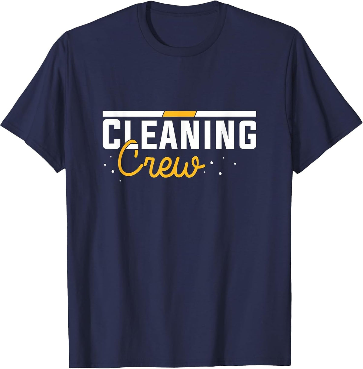 Cleaning Crew, Janitor T-Shirt - Navy Blue