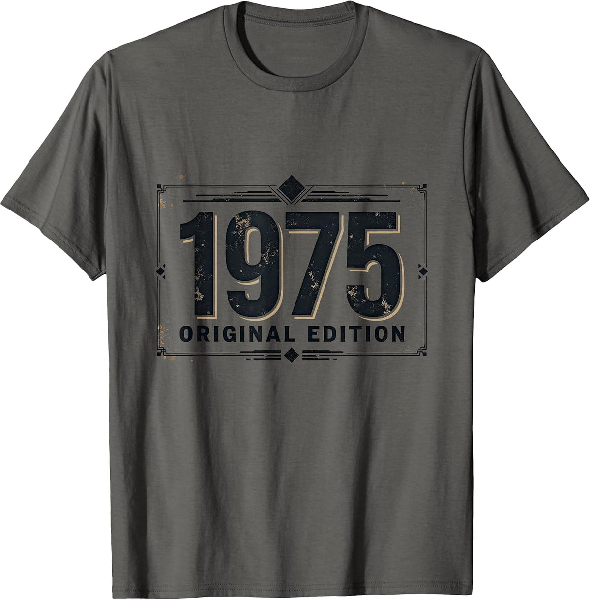 1975 Original Edition Vintage Year Design T-Shirt - Asphalt Grey
