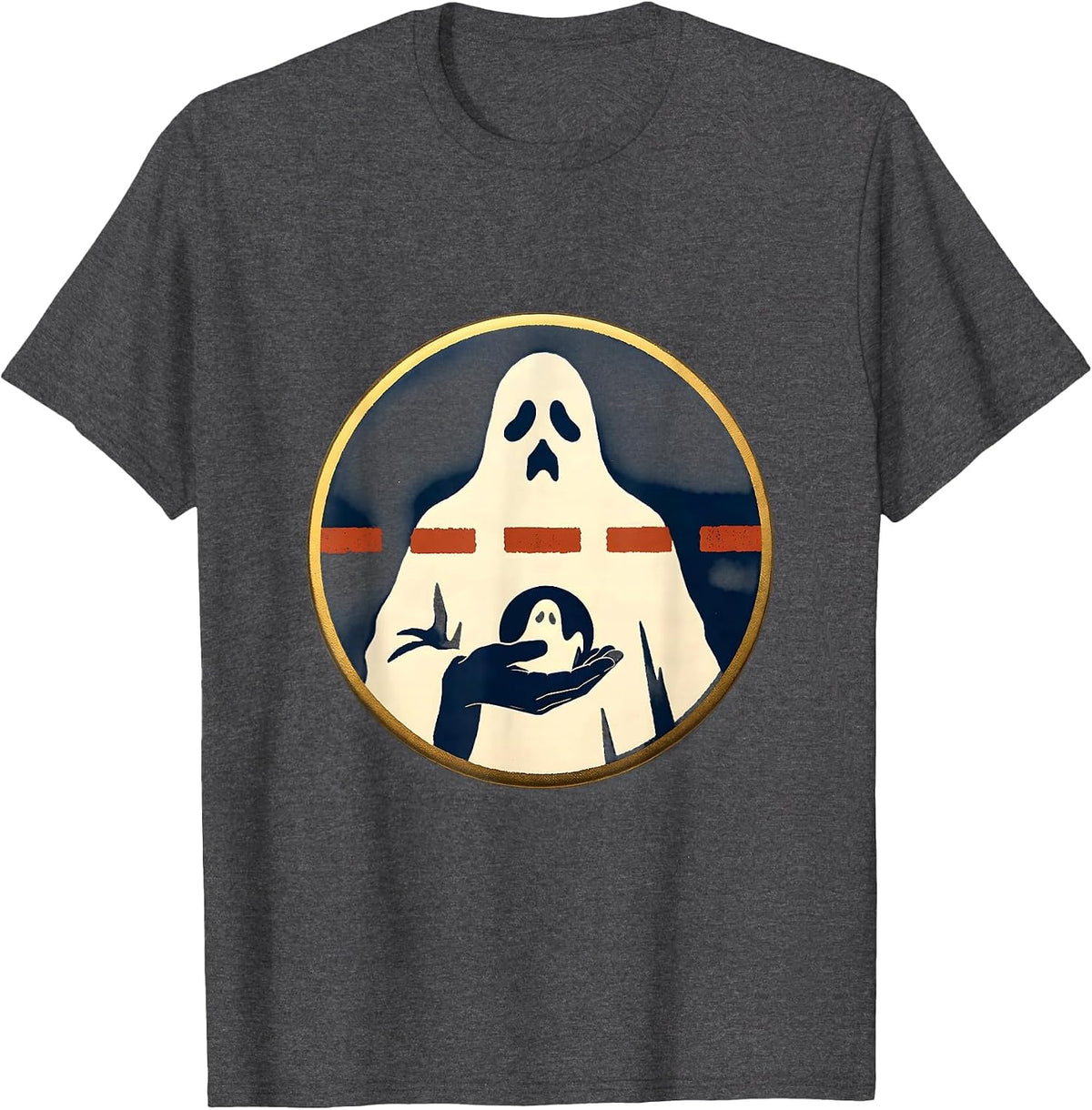 Sealed Ghost Badge Para Normal Activities Paraprofessional T-Shirt - Dark Heather Grey