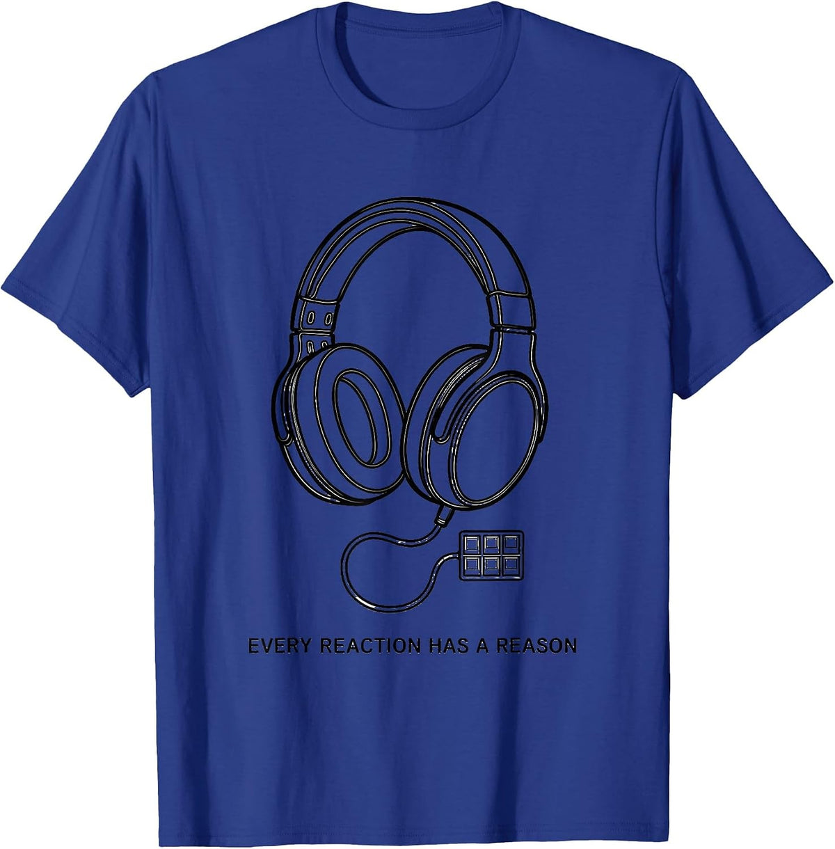 Men's Every Reaction Has A Reason Autism Awareness Special T-Shirt - Royal Blue
