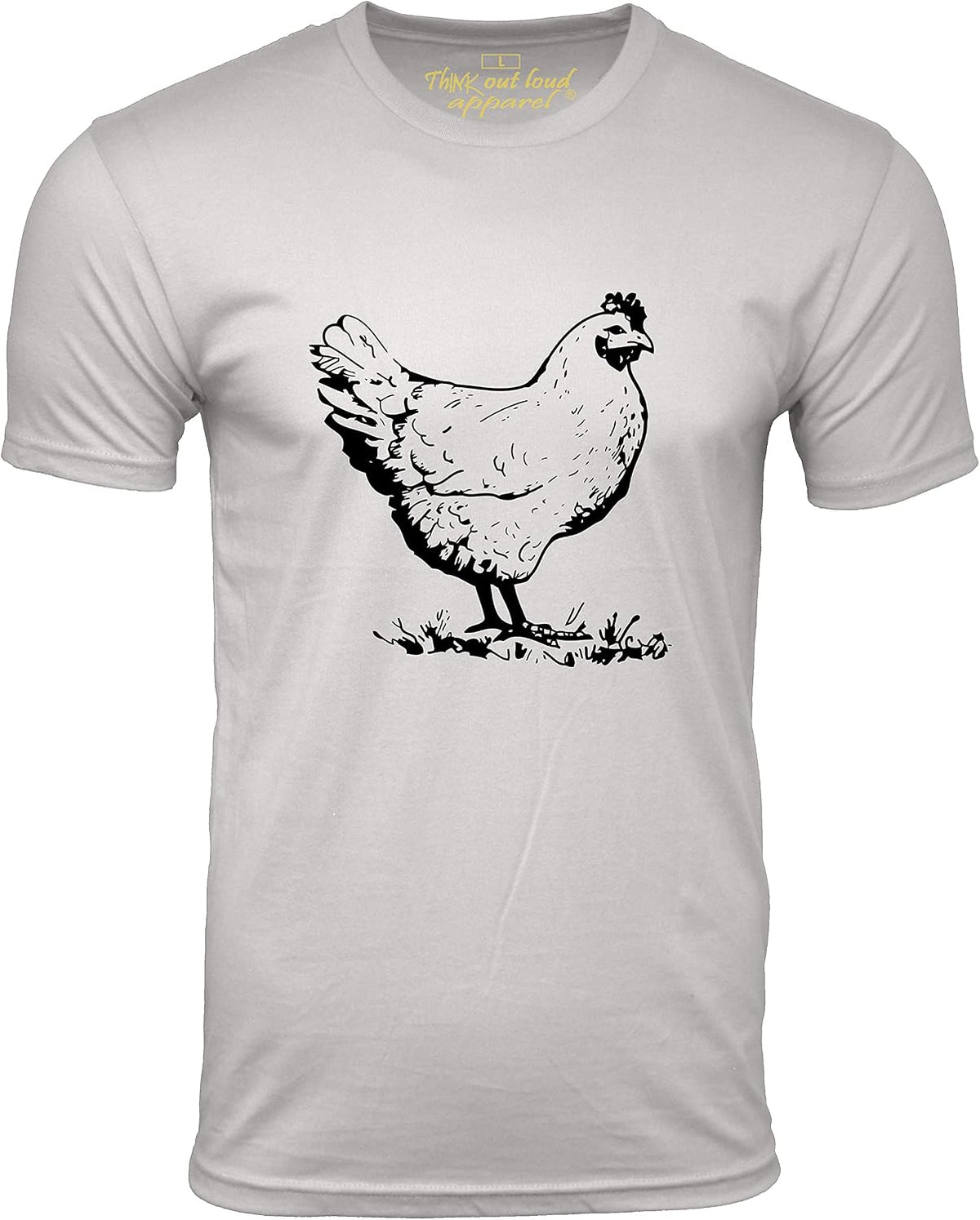 Chicken Funny T-Shirt - Grey