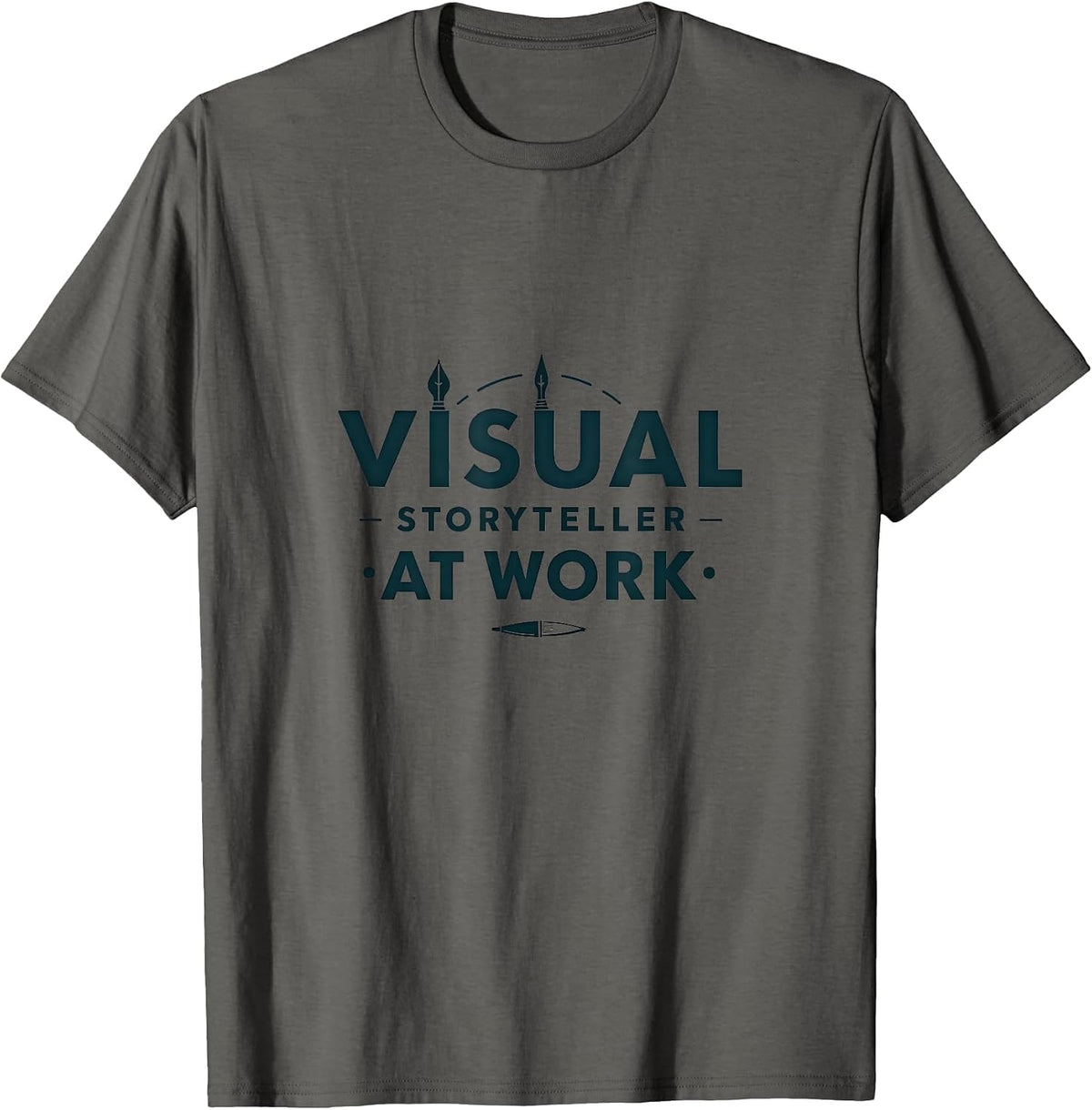 Visual Storyteller at Work Creative Designer T-Shirt - Asphalt Grey