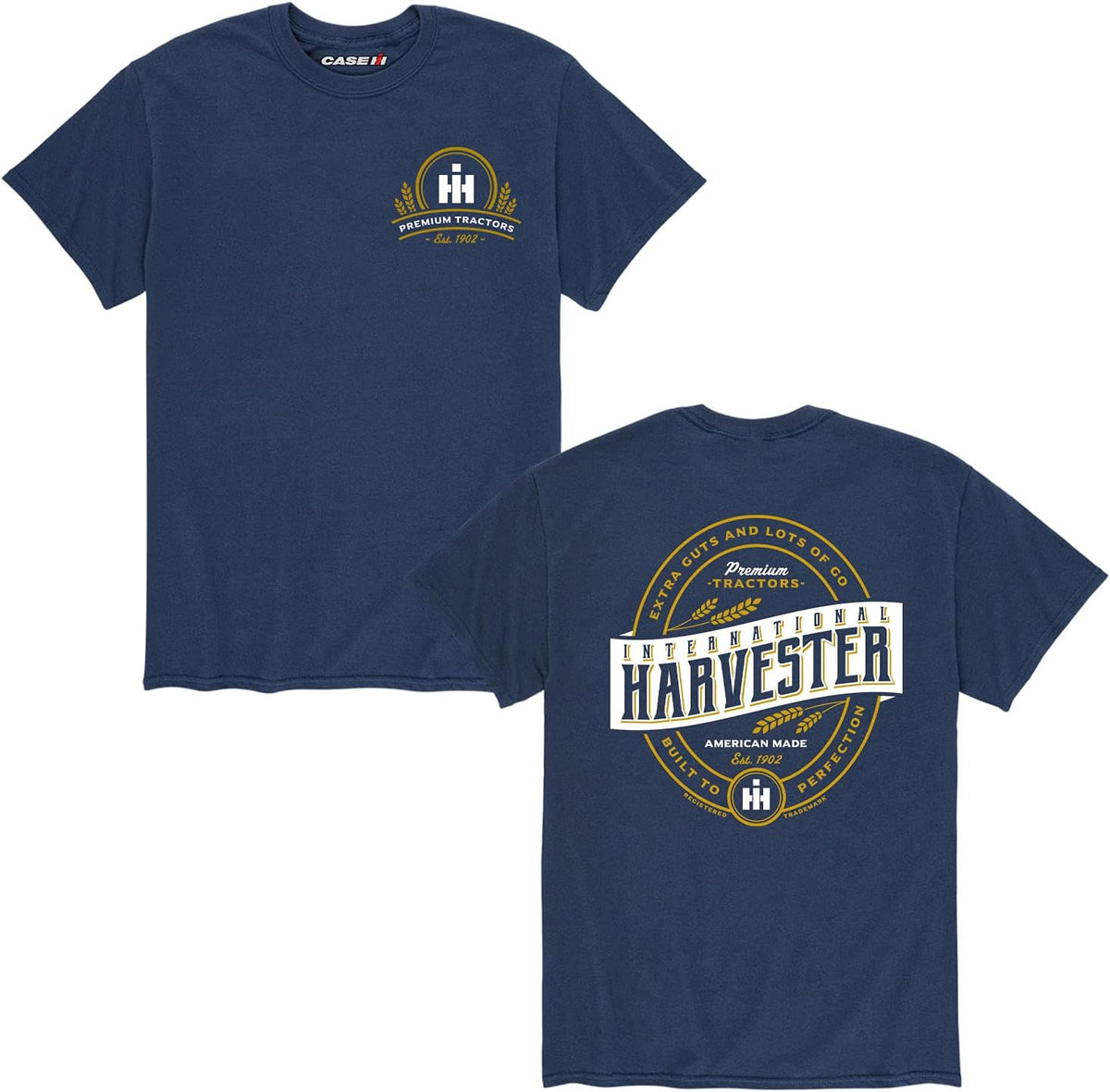 International Harvester - Premium Tractors - Mens Short Sleeve Tee - Navy