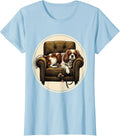 Women's Cavalier King Charles Spaniel Funny Dog Owner Humor T-Shirt - Baby Blue