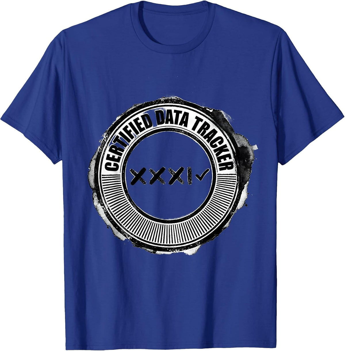 Certified Data Tracker Special Education Teacher T-Shirt - Royal Blue