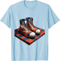 Men's Steel-Toe Work Boots Patriotic Union Labor Day T-Shirt - Baby Blue